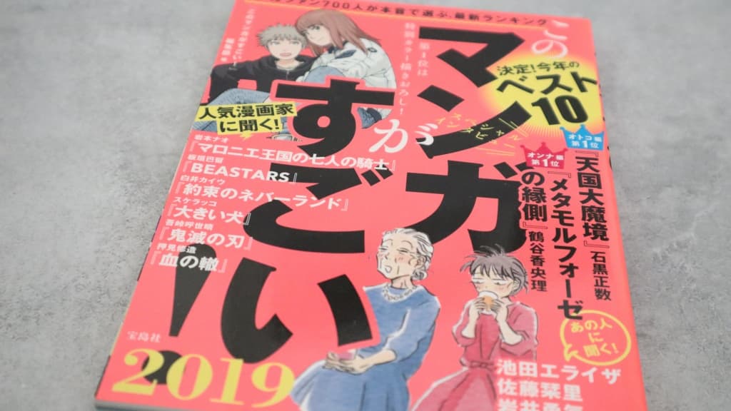 『このマンガがすごい!2019』のあらすじ紹介【オトコ編&オンナ編】